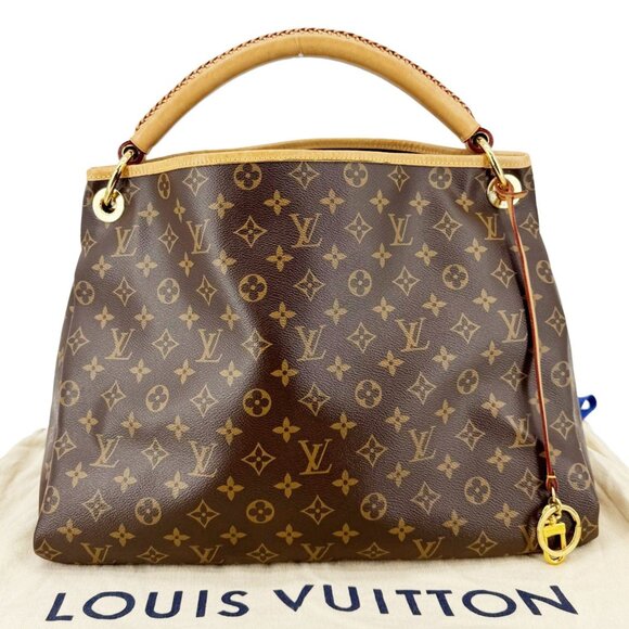 Louis Vuitton  Artsy MM NM Monogram Canvas Shoulder Bag Brown - Picture 3 of 16